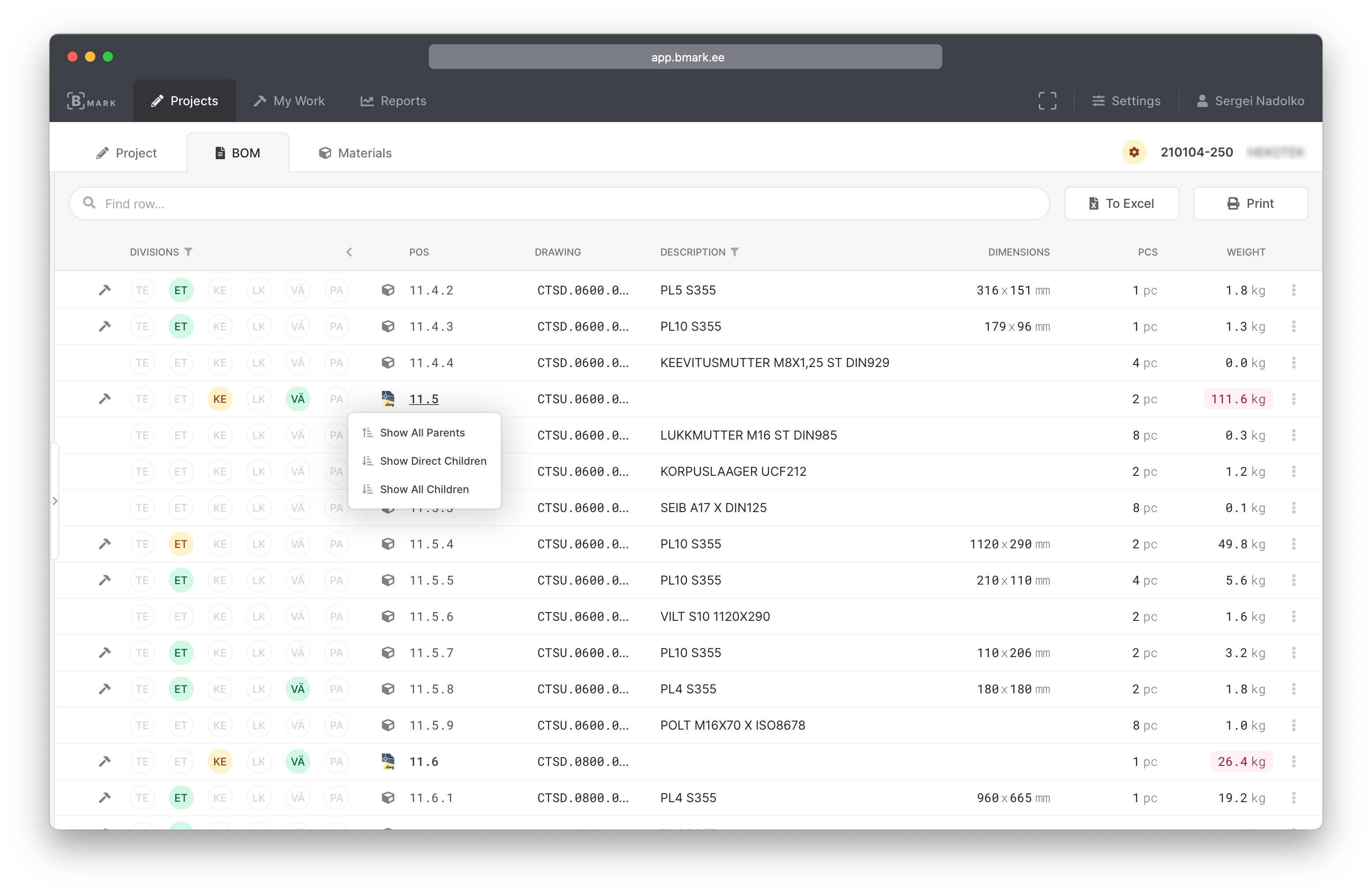 Interface showing AI-kiirendatud andmesisestus